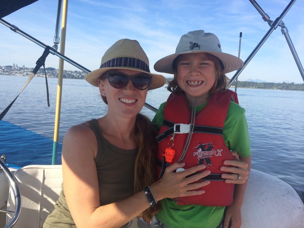 Crabbing in Blaine on a friend's boat.