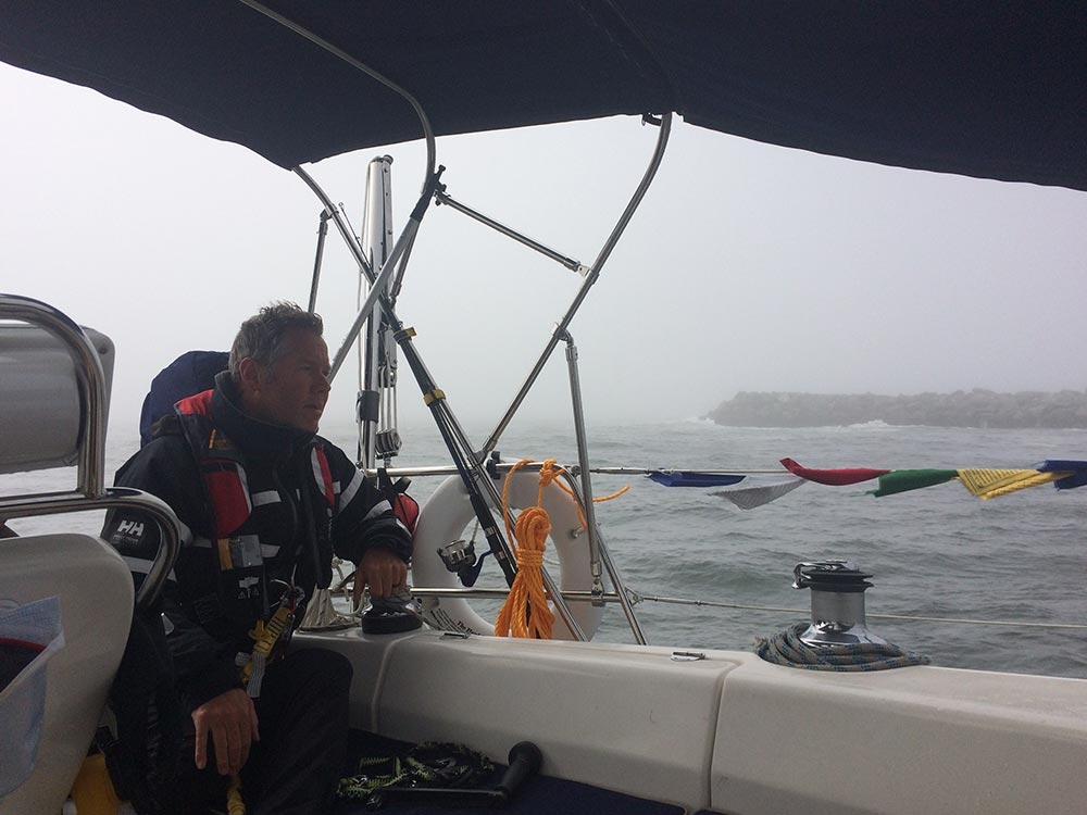 Jason, as we are approaching the Newport bar in Oregon in thick fog