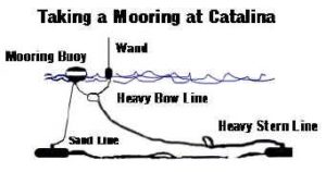 how to pick up a mooring at Santa Catalina